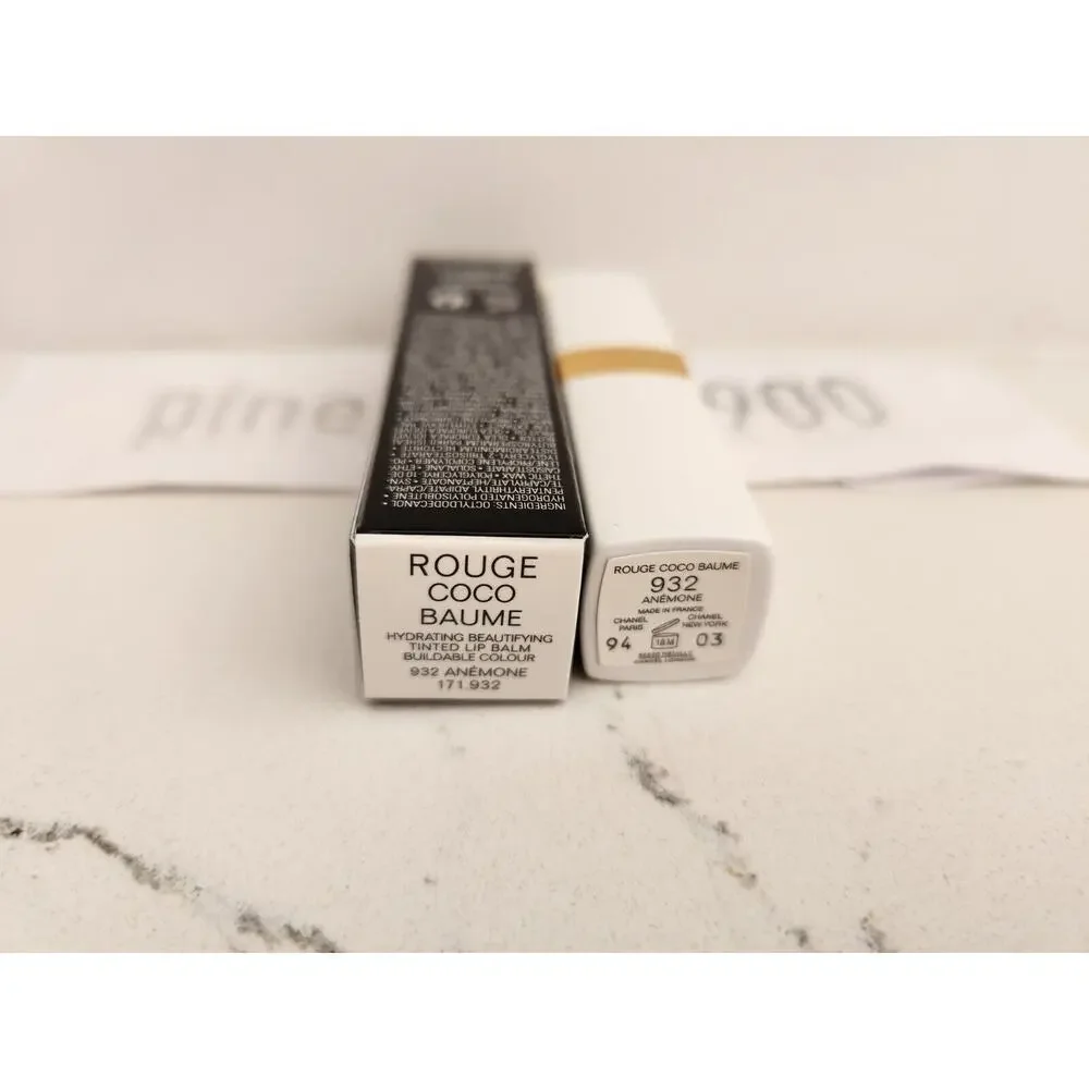 NIB Chanel ROUGE COCO BAUME Hydrating Beautifying Tinted Lip Balm #912 Dreamy Wh